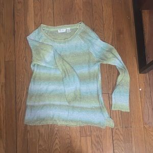 RD Style | Pastel Sweater with Gold Shimmer